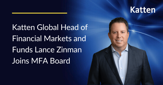 Katten Global Head of Financial Markets and Funds Lance Zinman ...